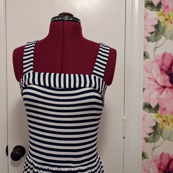 Blue and white stripe maxi - Picture 4 of 4